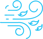 Ease and cleaner air icon